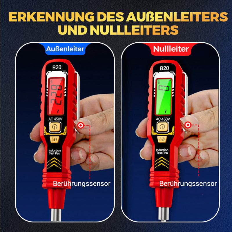 ⏳Begrenzte Zeit 50% Rabatt💥Berührungsloser Spannungsprüfer mit LCD-Anzeige