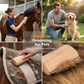 💞ÜBER 50.000 VERKAUFT!🐕Sanfte Fellentfernungsbürste – Kein Ziehen, keine Schmerzen. Ergonomischer Holzgriff. Entfernt Unterwolle und Hautschuppen. Perfekt für ängstliche oder empfindliche Haustiere. Eine entspannte Fellpflege. 🌿💚
