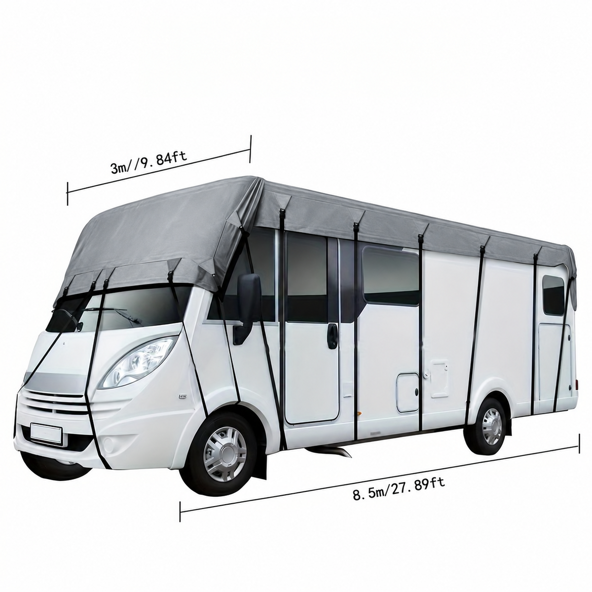 ⏳Zeitlich begrenztes Angebot⏳ Dachabdeckung für Wohnwagen und Wohnmobile aus 210D-Oxford-Gewebe