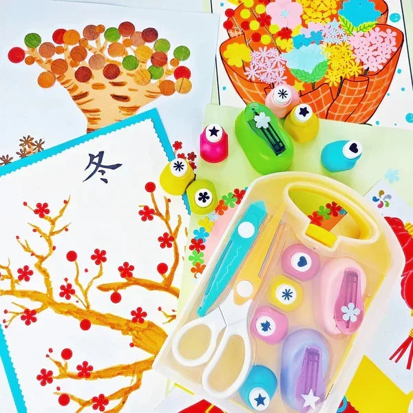 ✨ DIY-Lochstanz-Set für Kinder - Erstelle niedliche Formen 🎁📏