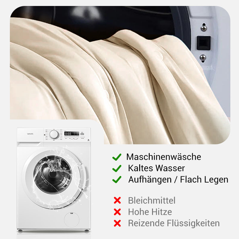 🌬️JETZT 50 % RABATT! ❄️ Atmungsaktives & kühlendes 4-teiliges Bettdecken-Set 🌡️💧 Intelligente Temperaturregulierung – ganzjährig ideal für erholsamen Schlaf!