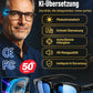 KI-Smart-Brille mit ChatGPT, 8-MP-Kamera und HD 1200P 4K-Videoaufzeichnung, Echtzeitübersetzung in über 160 Sprachen, Bluetooth 5.4, HiFi-Audio- und Musiksteuerung, intelligente Sonnenbrille mit Videoaufzeichnung für unterwegs