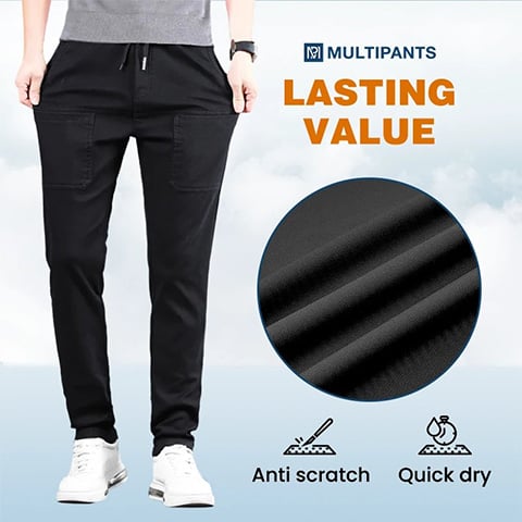 🔥HEIßER SALE 50 % RABATT😎MultiPants – Strapazierfähige Cargohose mit hoher Elastizität und mehreren Taschen👖