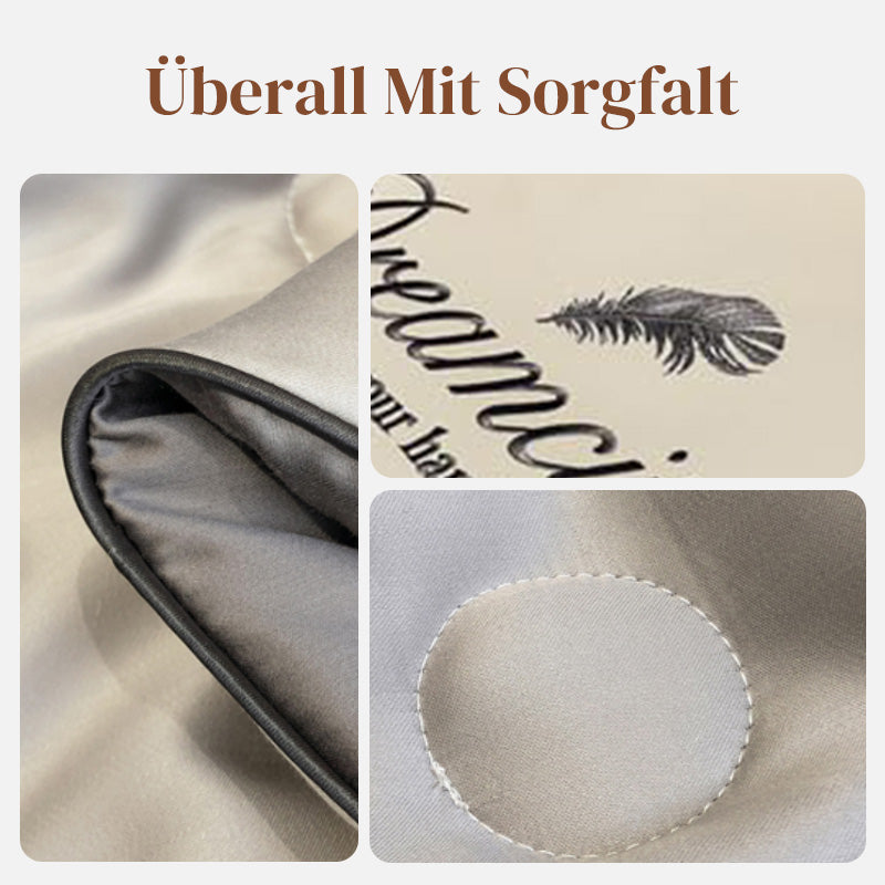 🌬️JETZT 50 % RABATT! ❄️ Atmungsaktives & kühlendes 4-teiliges Bettdecken-Set 🌡️💧 Intelligente Temperaturregulierung – ganzjährig ideal für erholsamen Schlaf!