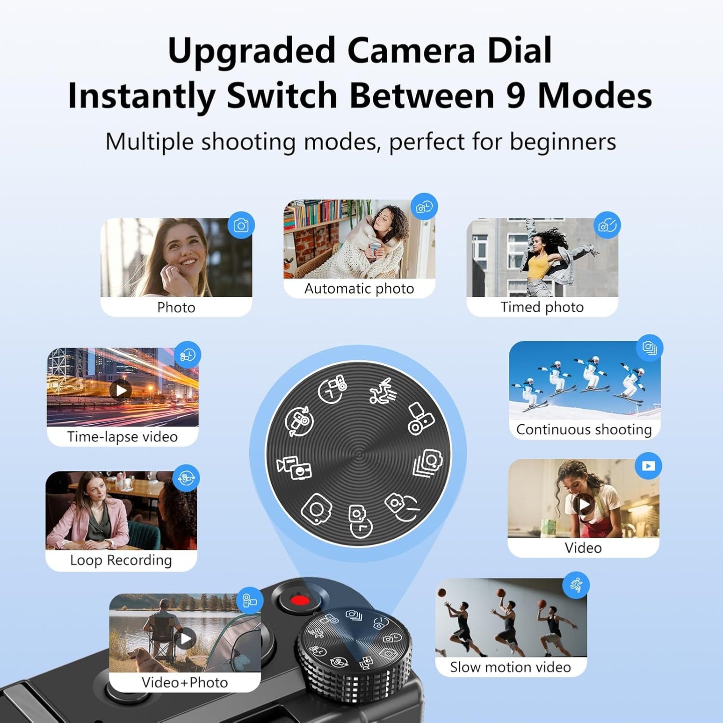 8K-Digitalkamera mit 88-Megapixel-Sensor und 3-Zoll-Flip-Screen mit 180-Grad-Schwenkbereich