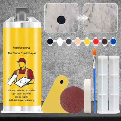 🔥Heißer Verkauf 62% Rabatt✨Multifunktionales Reparatur-Set für Risse in Fliesen und Steinen