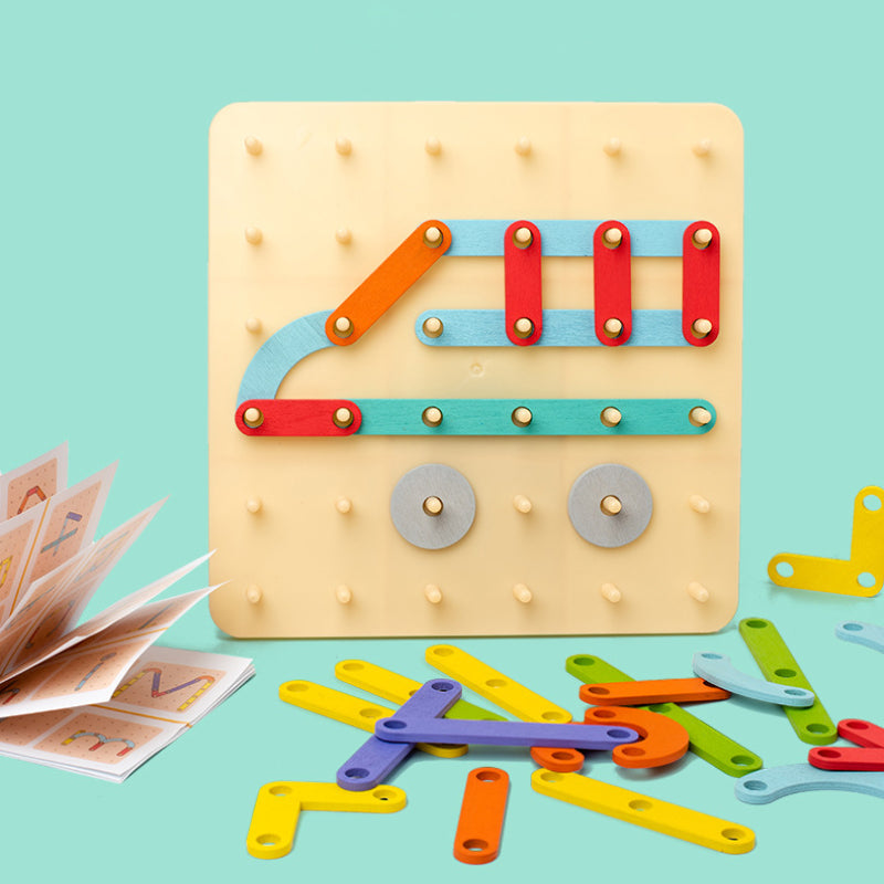 🔥Heißer Verkauf 50% 0FF🔥Montessori-Steckbrettpuzzle 🎅Weihnachtsgeschenkidee!🎁