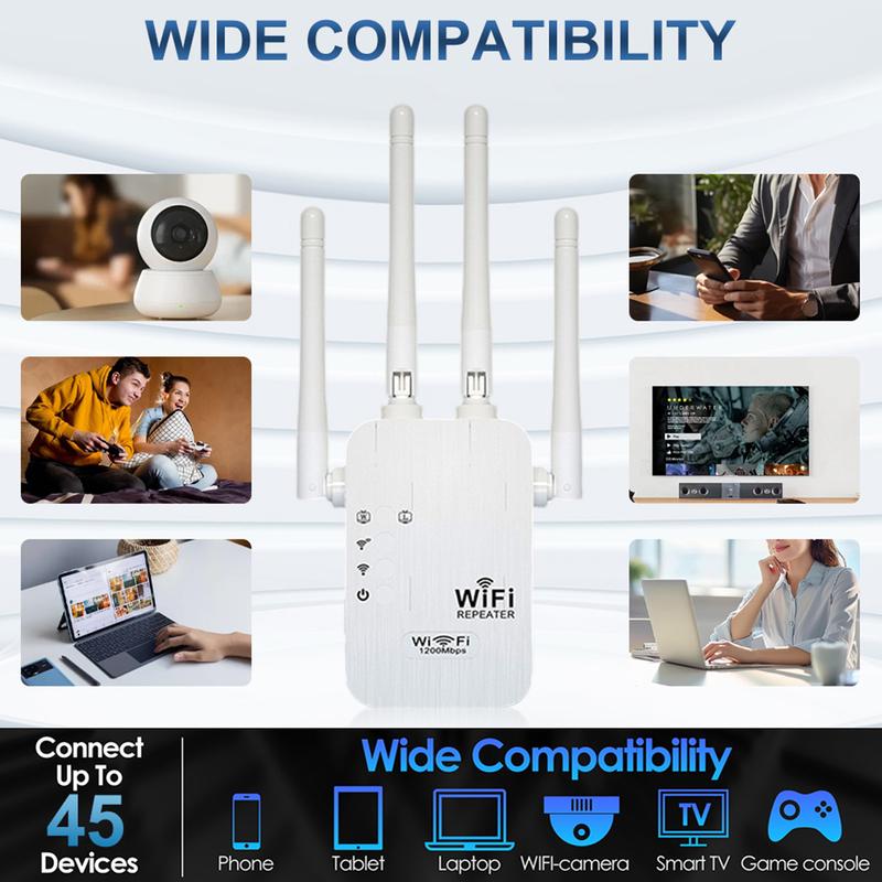 ⏳Zeitlich begrenztes Angebot⏳ 🔥 2026 WLAN-Verstärker – 1200 Mbit/s, Dualband (5 GHz / 2,4 GHz) 📶 Maximale Signalverstärkung – stabile Verbindung im ganzen Haus!
