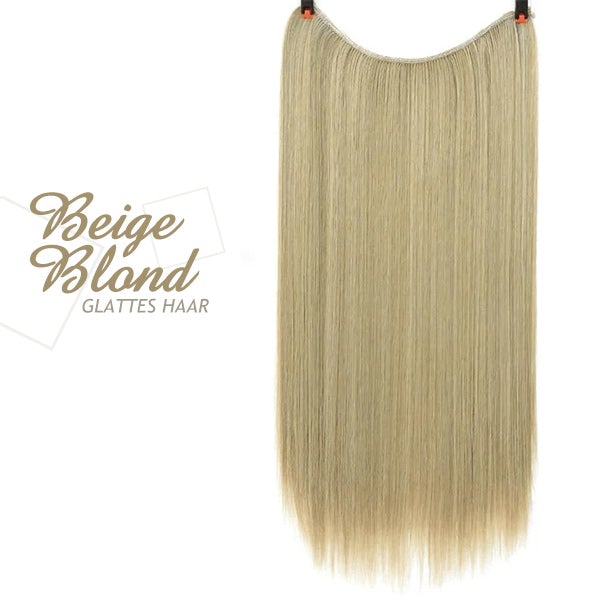 💕Haarverlängerung Unsichtbar Haarteil Extensions Haarverdichtung (55.8CM)