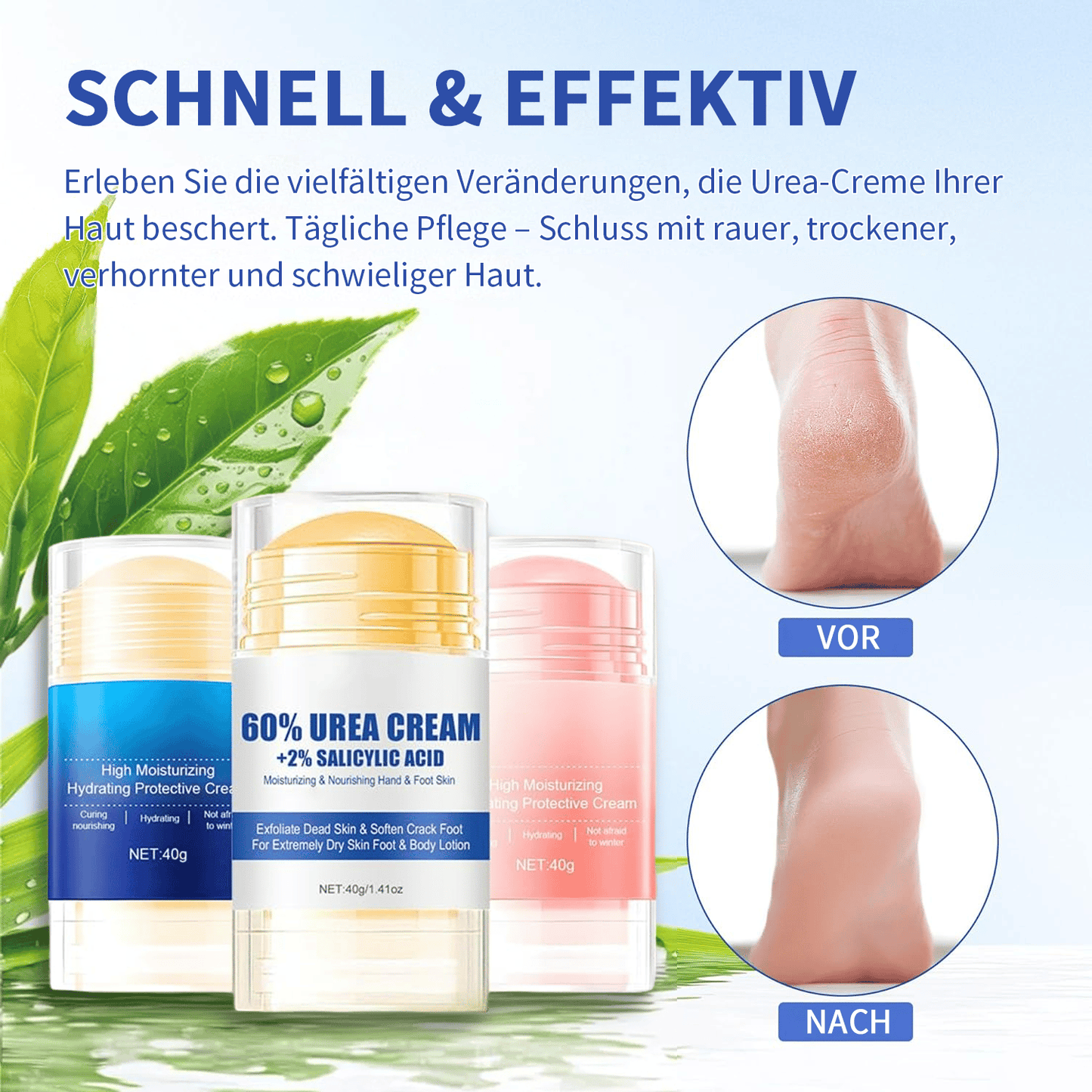 🔥LETZTER TAG 49 % RABATT & Feuchtigkeitsspendende und rissfreie Fußcreme
