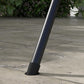 Outsunny Hollywoodschaukel mit Sitzpolster, 3-Sitzer Gartenschaukel mit verstellbarem Sonnendach, Schaukelbank belast bis 240 kg, für Garten, Terrasse, 172 x 110 x 153 cm