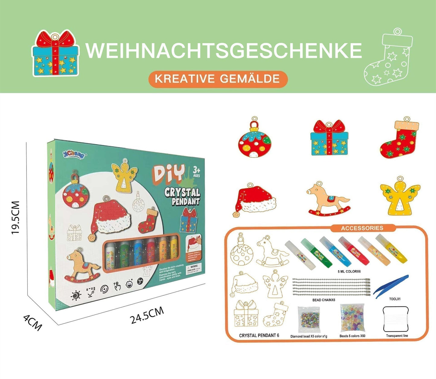 🎄49 % Frühweihnachtsrabatt🎅DIY Kristall Malerei Kunst und Handwerk Set