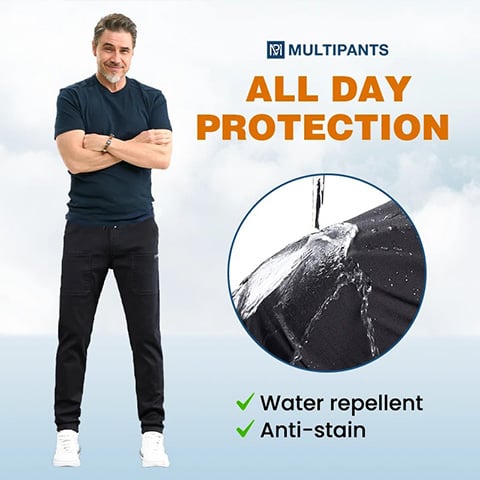 🔥HEIßER SALE 50 % RABATT😎MultiPants – Strapazierfähige Cargohose mit hoher Elastizität und mehreren Taschen👖