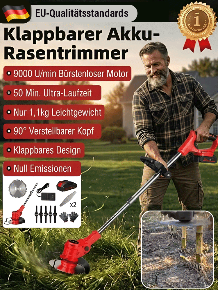 🔥 Heiße Rabatte 2026  💦 1500 W tragbarer Rasenmäher