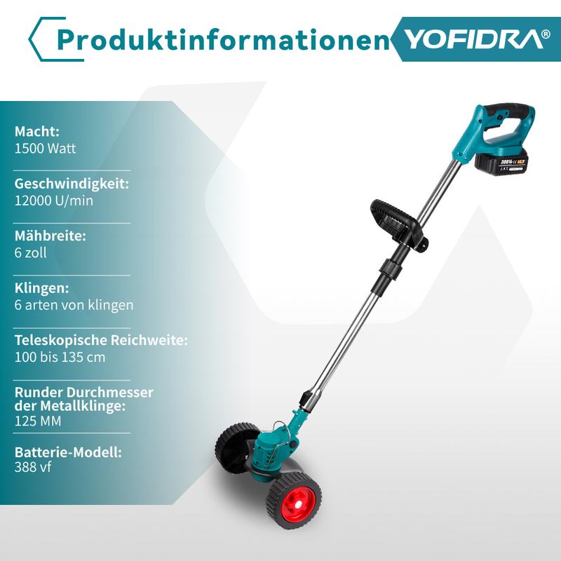 1800W Klappbarer Rasenmäher