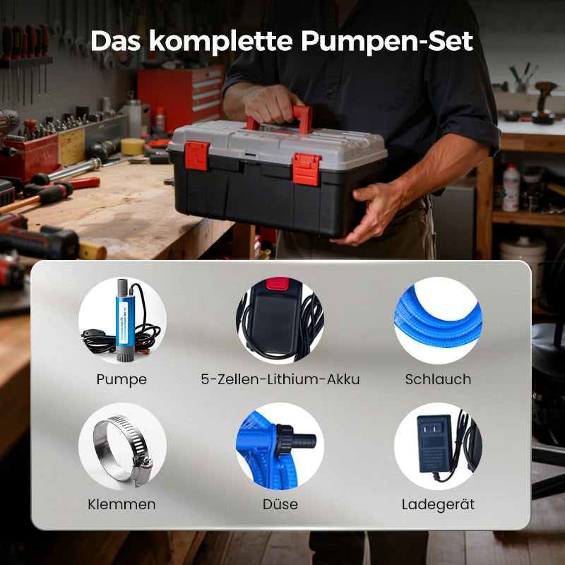 💎 55% RABATT! 💎 Hochleistungs-Öl-Wasserpumpensatz – Für Auto, Werkstatt & Notfälle 🚗🔧