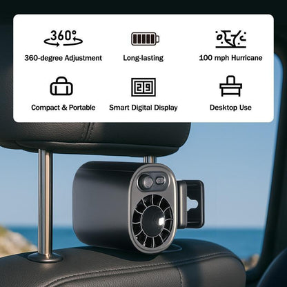 Wiederaufladbarer Clip-On-Luftkühler für den Außenbereich