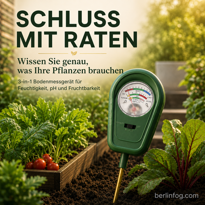 3-in-1 Bodendetektor mit Zeigeranzeige