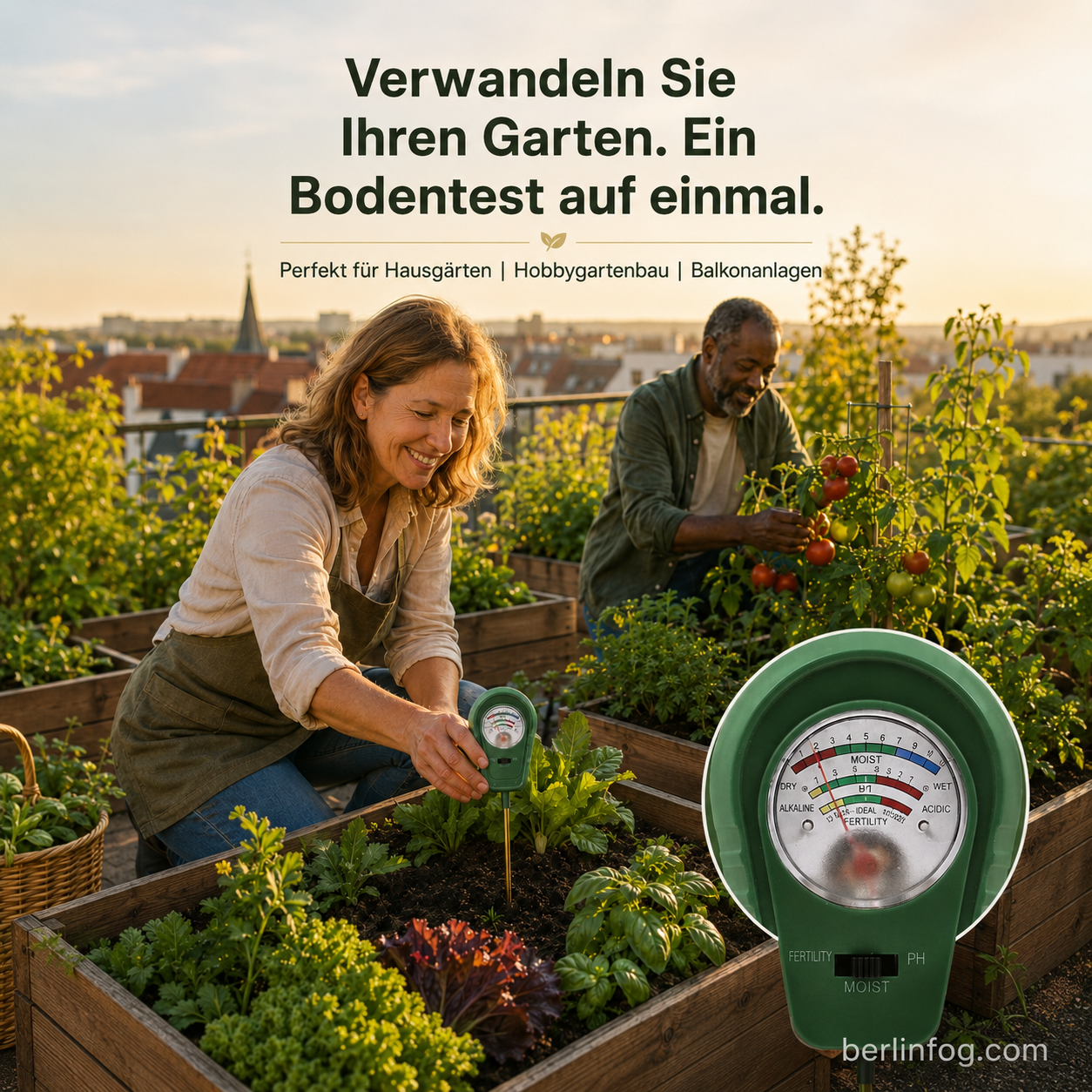 3-in-1 Bodendetektor mit Zeigeranzeige