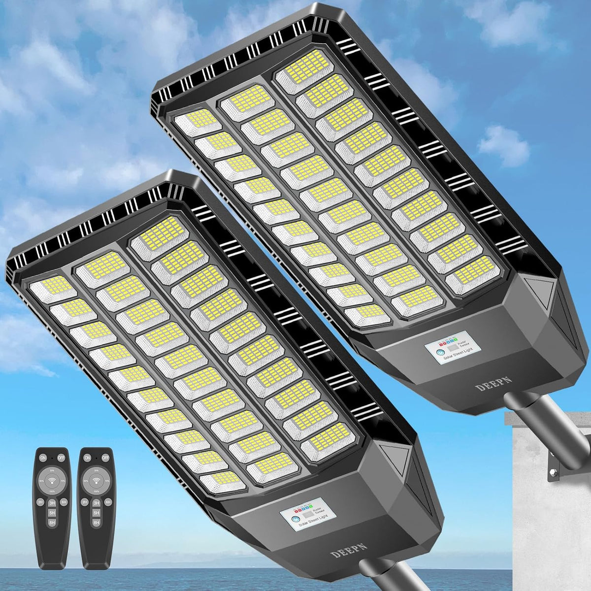 ☀️ 50 % RABATT! Solar-LED-Straßenlaterne – ultrahelle Außenbeleuchtung