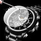 🔥Wasserdichte römische skelettierte mechanische Herrenuhr