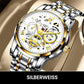 🔥Wasserdichte römische skelettierte mechanische Herrenuhr