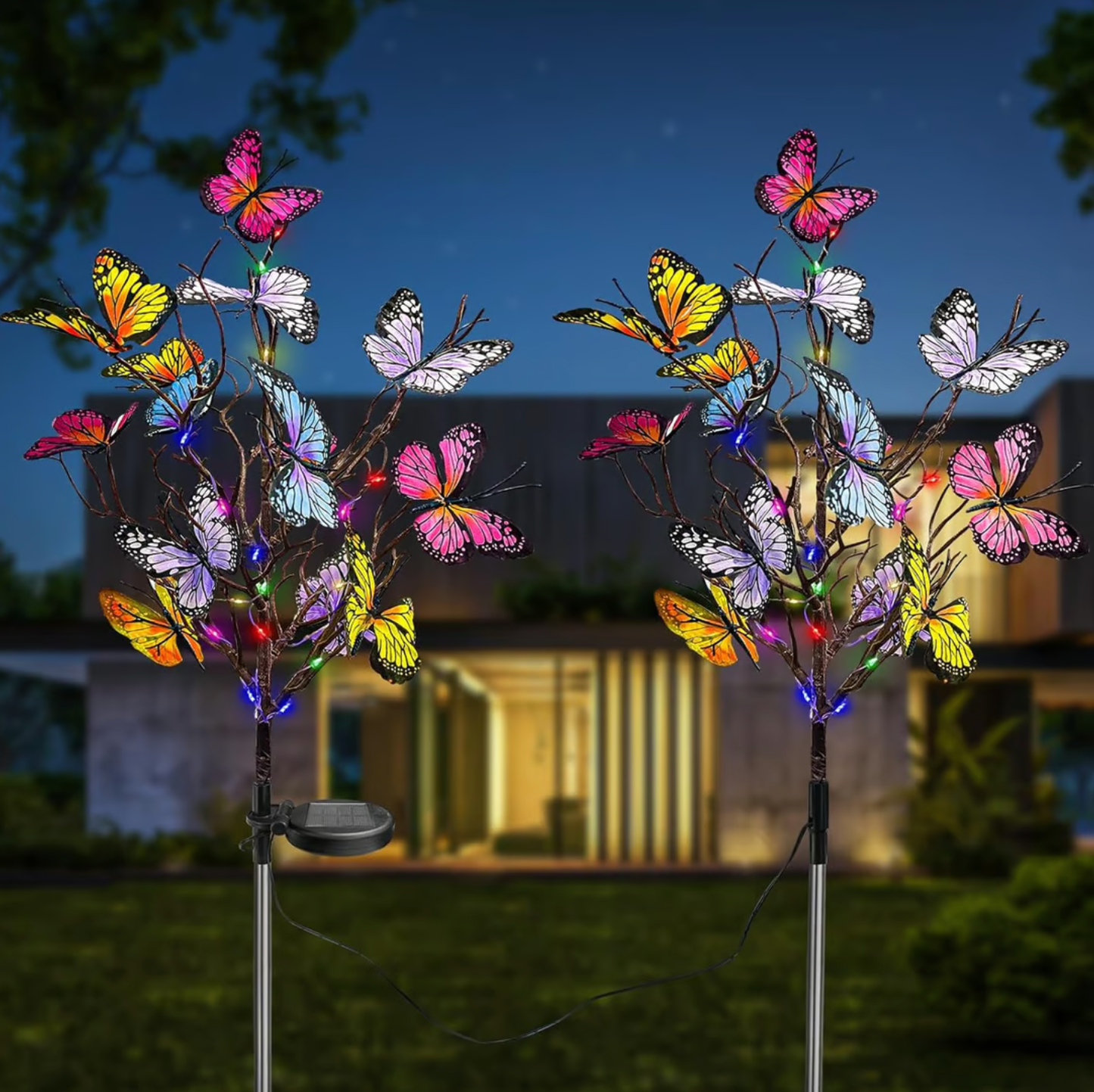 🔥 Letzter Tag im Angebotspreis | 🦋 Solarbetriebene Outdoor-Schmetterlingslichter 💐