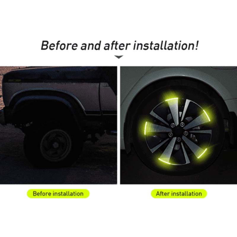 🎃Halloween-Angebot: 50 % Rabatt!🚲🚗 Universell einsetzbarer reflektierender Reifenaufkleber – verbessert die Sichtbarkeit, Sicherheit und den Look von Fahrrädern, Kinderwagen und vielem mehr ✨