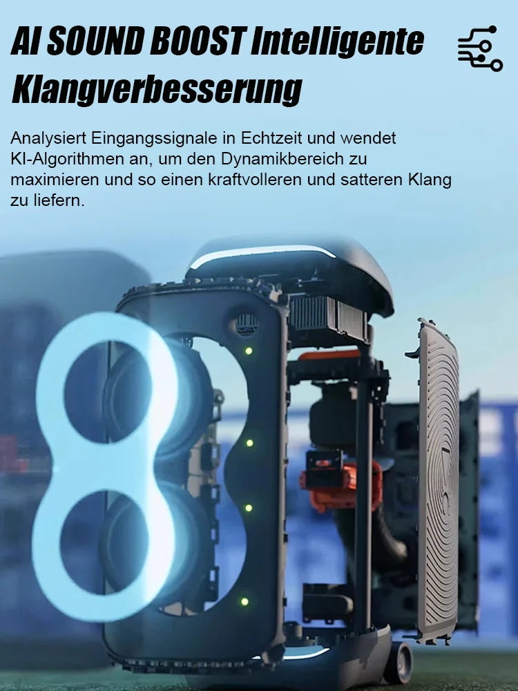 📢📢Subwoofer kabelloser Bluetooth-Lautsprecher