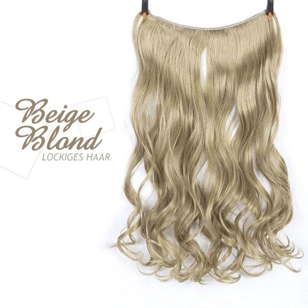 💕Haarverlängerung Unsichtbar Haarteil Extensions Haarverdichtung (55.8CM)