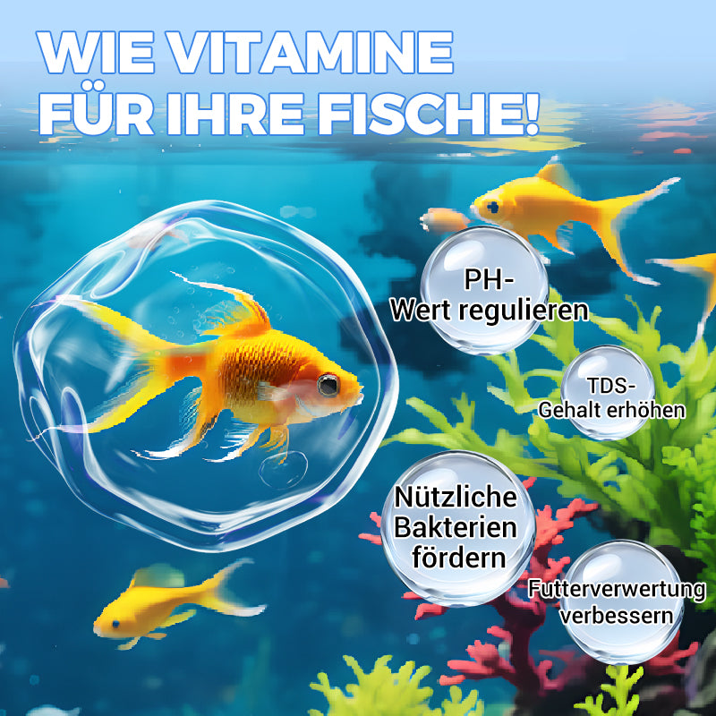 Leistungsstarke Wasserreinigungstablette für Aquarien