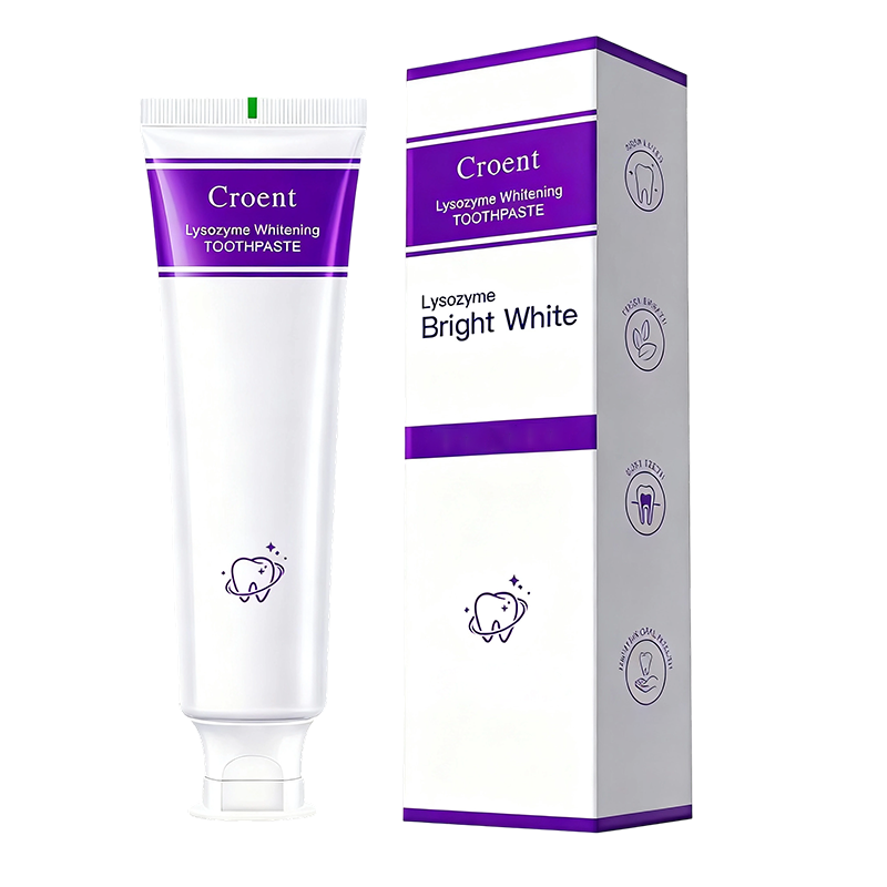 Aufhellende Zahncreme mit Lysozym zur Fleckenentfernung