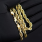Mehrlagige Gold-Twist-Seil-Halskette