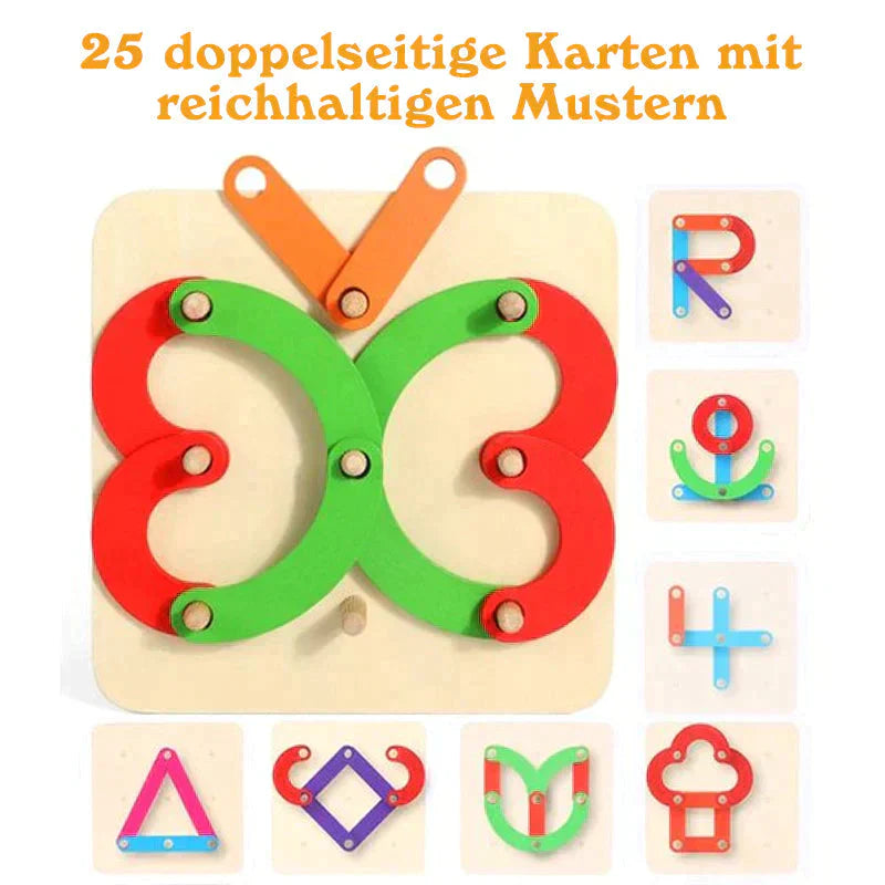 🔥Heißer Verkauf 50% 0FF🔥Montessori-Steckbrettpuzzle 🎅Weihnachtsgeschenkidee!🎁