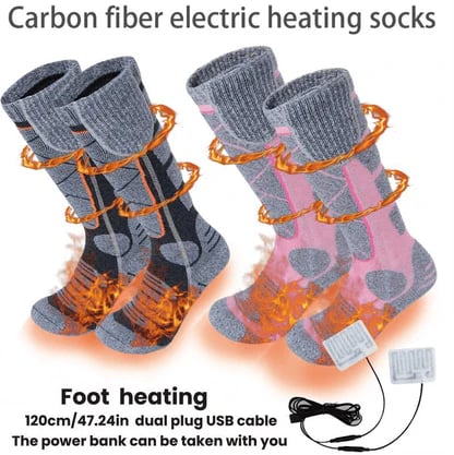 🎅Weihnachtsangebot – bis zu 50 % Rabatt🔥Wiederaufladbare beheizte Socken für Damen & Herren