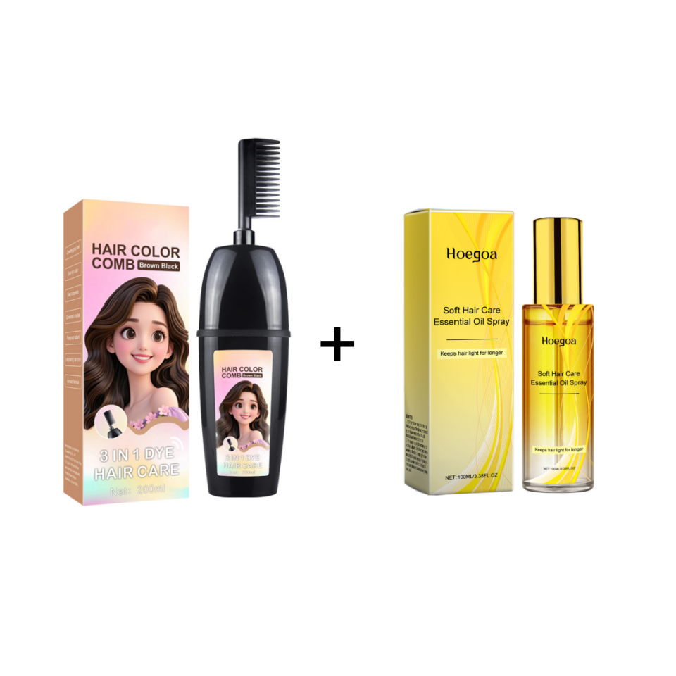 💇‍♀️ 3-in-1-Haarfärbekamm | Färben, verblenden und auftragen in einem – einfach zu Hause anzuwenden