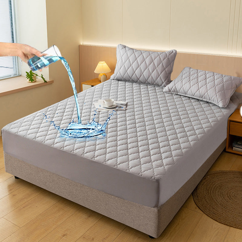 🛏️ 60 % RABATT! 🛡️ Set aus wasserdichtem Matratzenbezug und Kissenbezügen – Milbenabweisend, weich im Griff und leicht zu waschen ✨