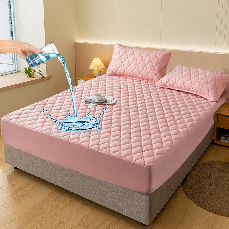 🛏️ 60 % RABATT! 🛡️ Set aus wasserdichtem Matratzenbezug und Kissenbezügen – Milbenabweisend, weich im Griff und leicht zu waschen ✨