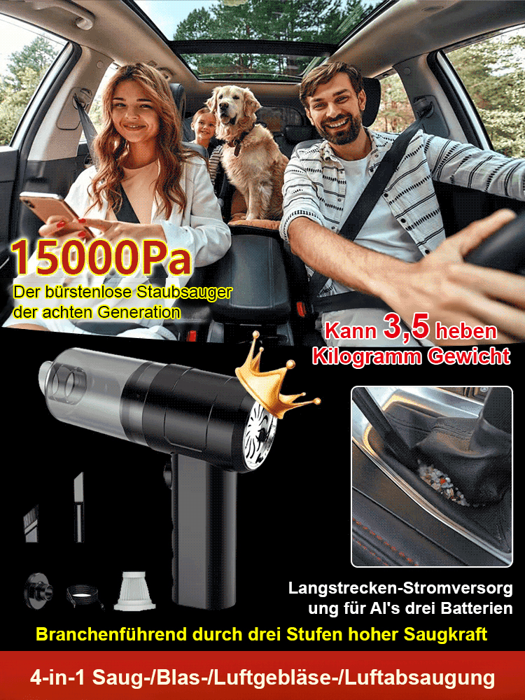 4-in-1 Cordless Handheld Vacuum Cleaner