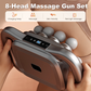 8-teiliges Massagepistolen-Set