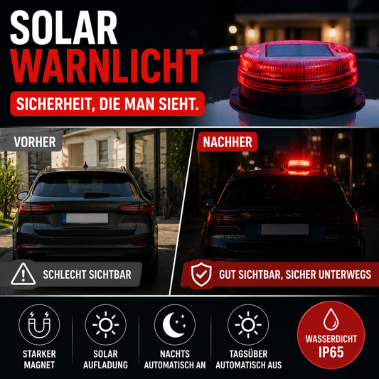 Solarbetriebene Blitzleuchte