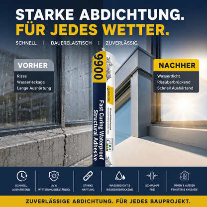 🔥 Witterungsbeständiger Silikon-Strukturkleber