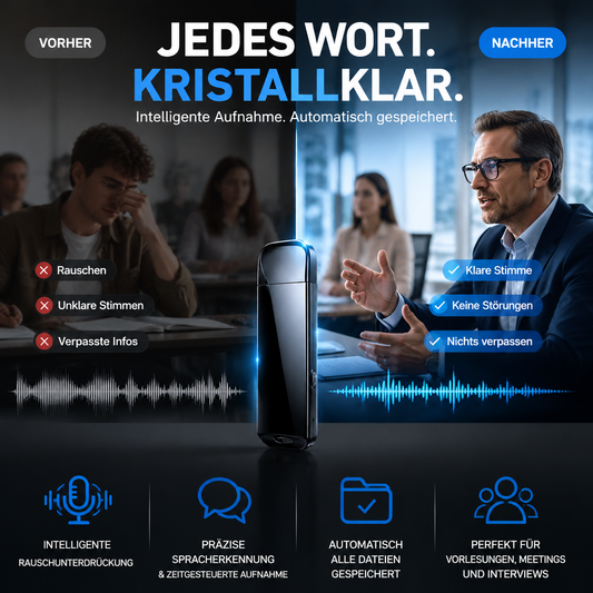 2-in-1 USB-Sprachaufnehmer