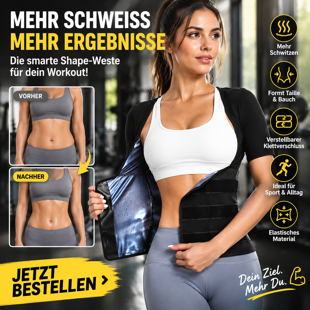 ✨Damen-Tanktop mit Klettverschluss, schweißtreibendes Formungs-Top