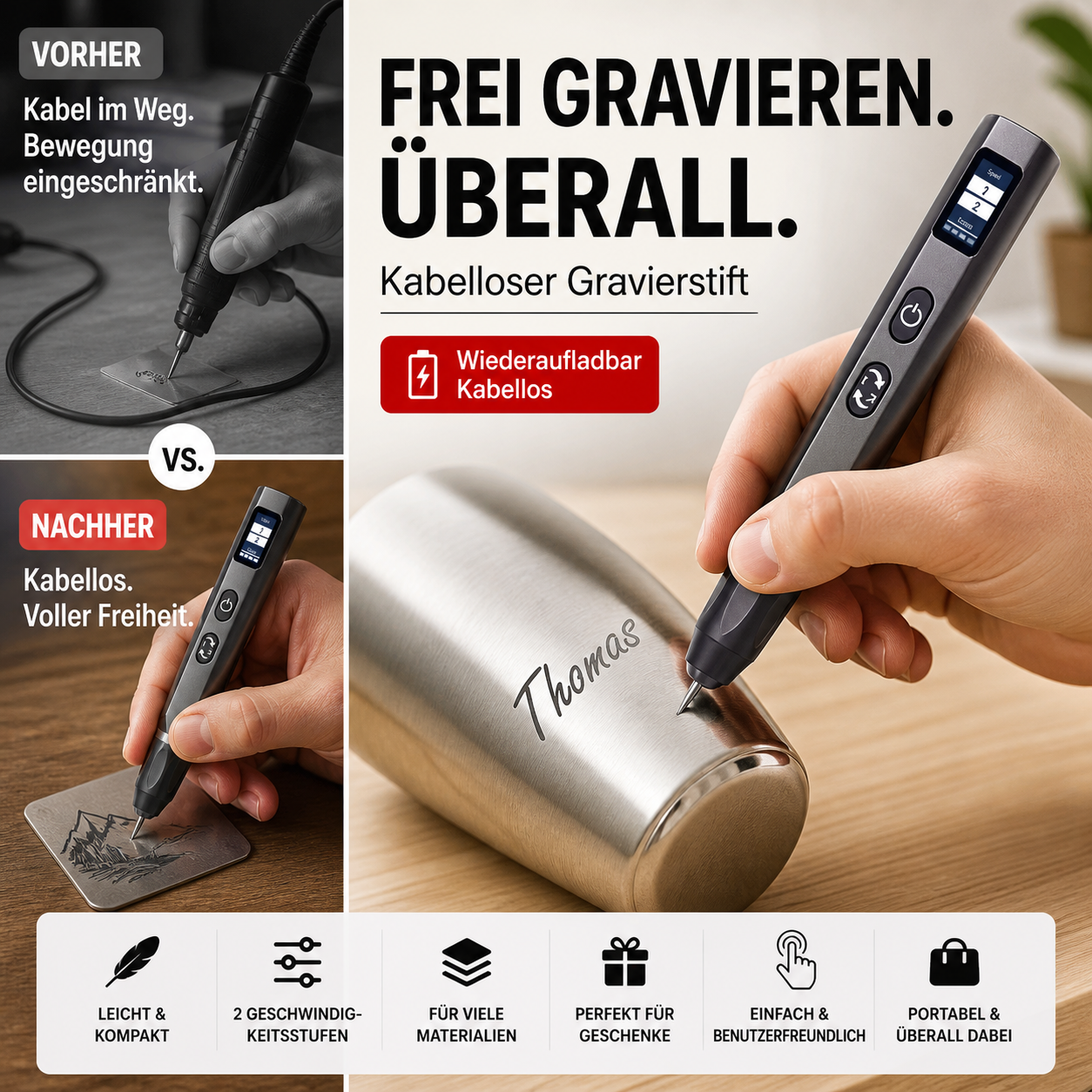 Akku-Gravurstift