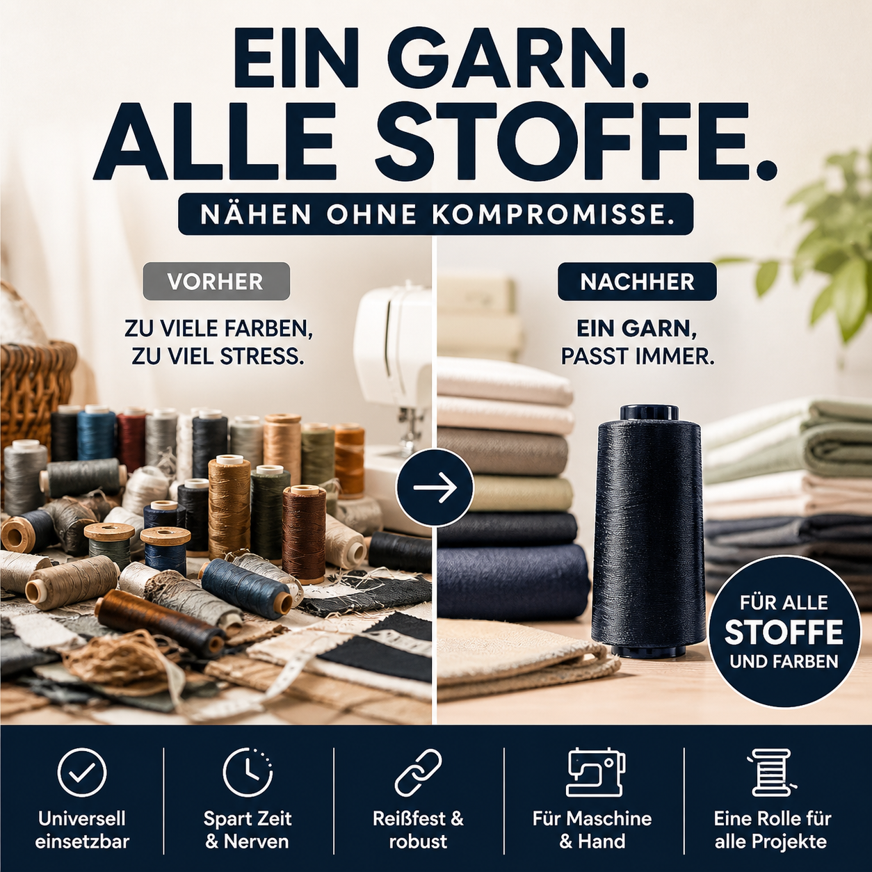 🔥🧵Allzweck-Nähgarn