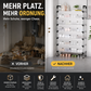 Schuhregal mit großem Fassungsvermögen und mehreren Ebenen