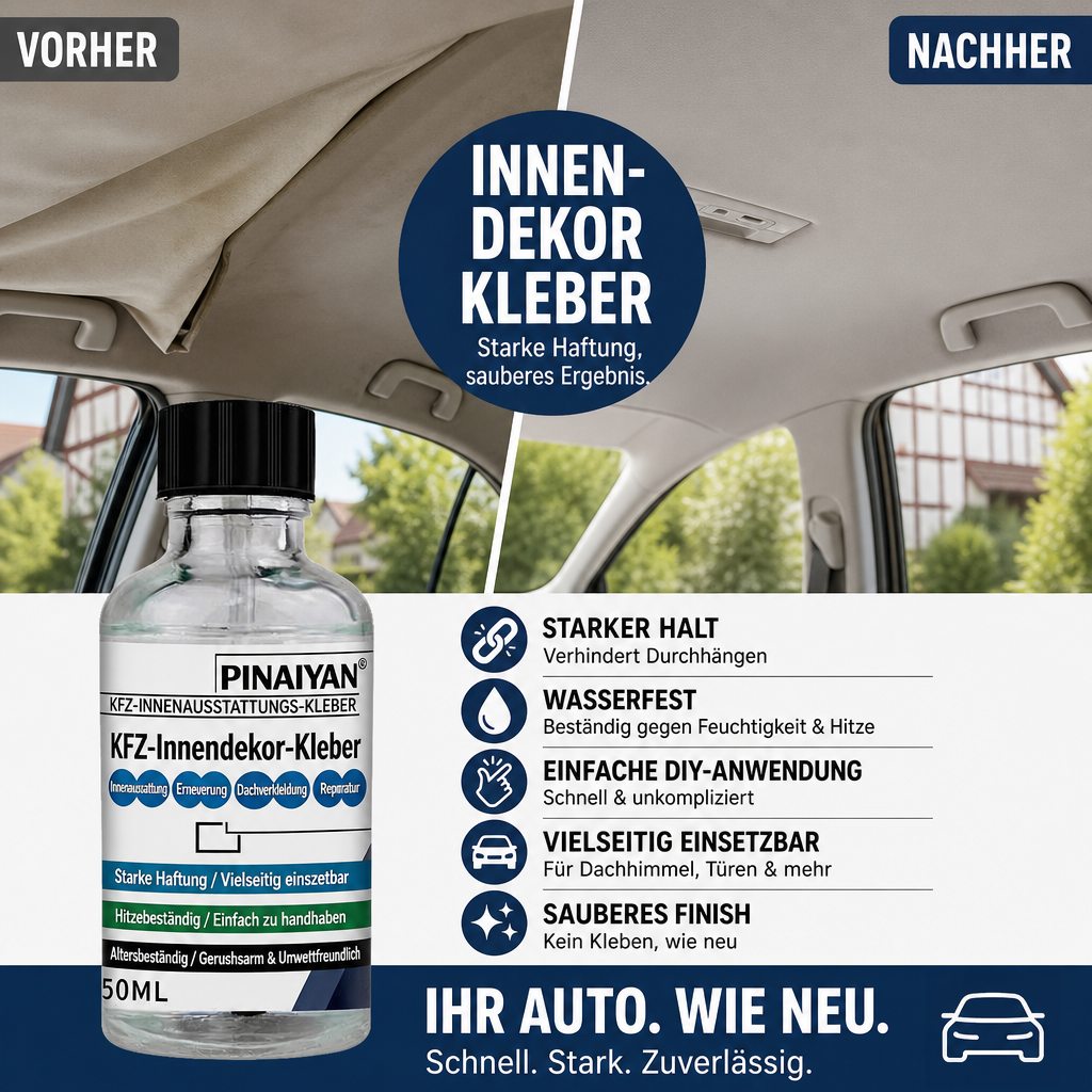 💎 NUR FÜR BEGRENZTE ZEIT: 50 % RABATT! ✨Reparaturkleber für Autodächer