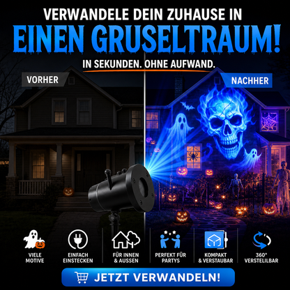 Halloween-Projektionslampe