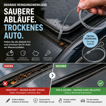 Abflussreinigungsbürste für Autoabflussloch